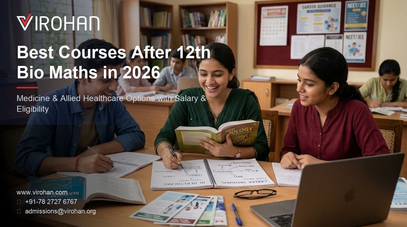Best Courses After 12th Bio Maths 2026: Medicine & Allied and Healthcare