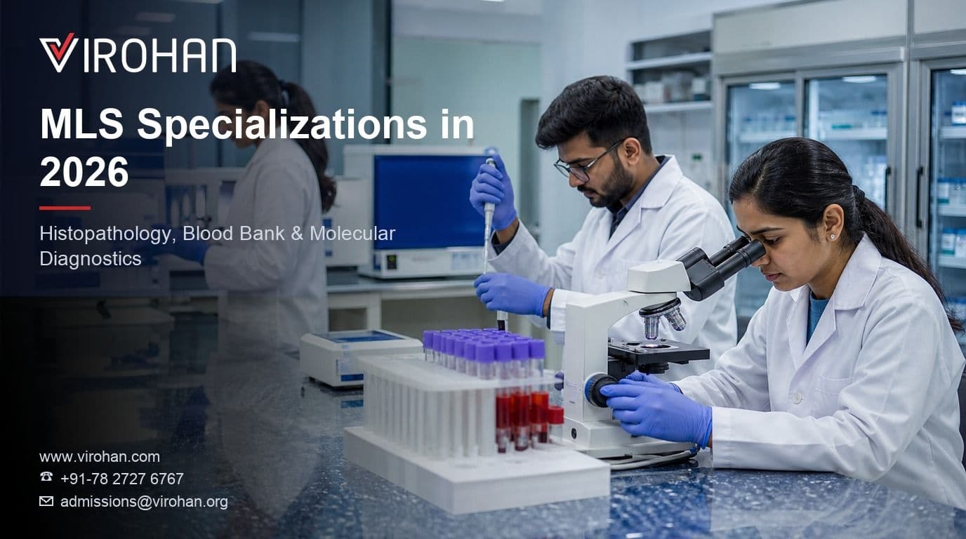 MLS Specializations 2026: Histopathology, Blood Bank, Molecular Diagnostics Career Paths