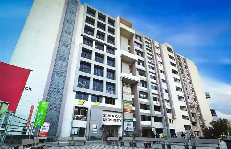 Silver Oak University campus building