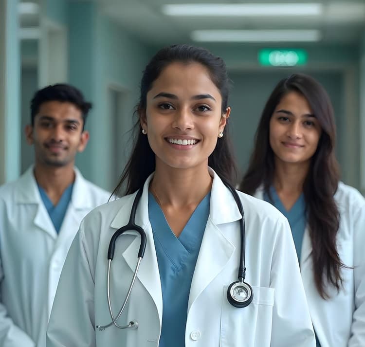 Healthcare students at Virohan Institute, India's best Bachelor Degree provider